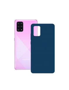 Silk Case For Galaxy A72 Blue