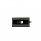 Lector Micro SD, conectores USB-A y Lightning