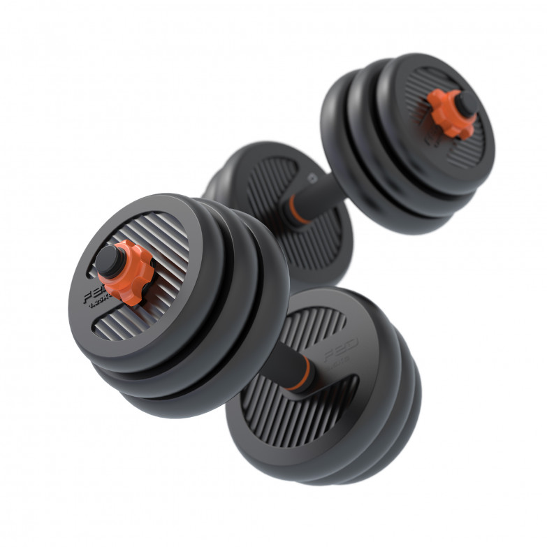 FED 35kg Dumbbell Kit
