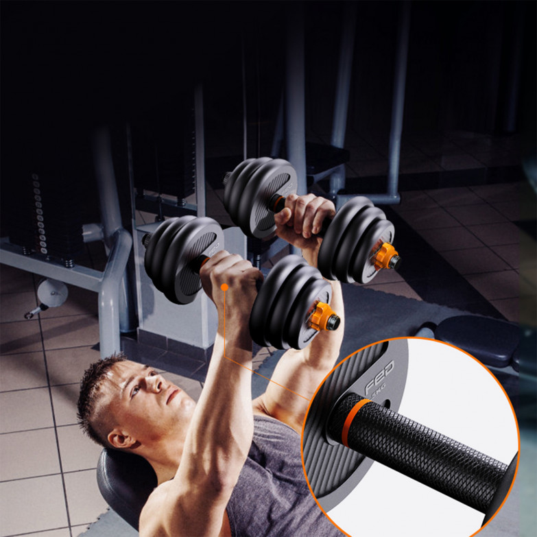 FED 35kg Dumbbell Kit