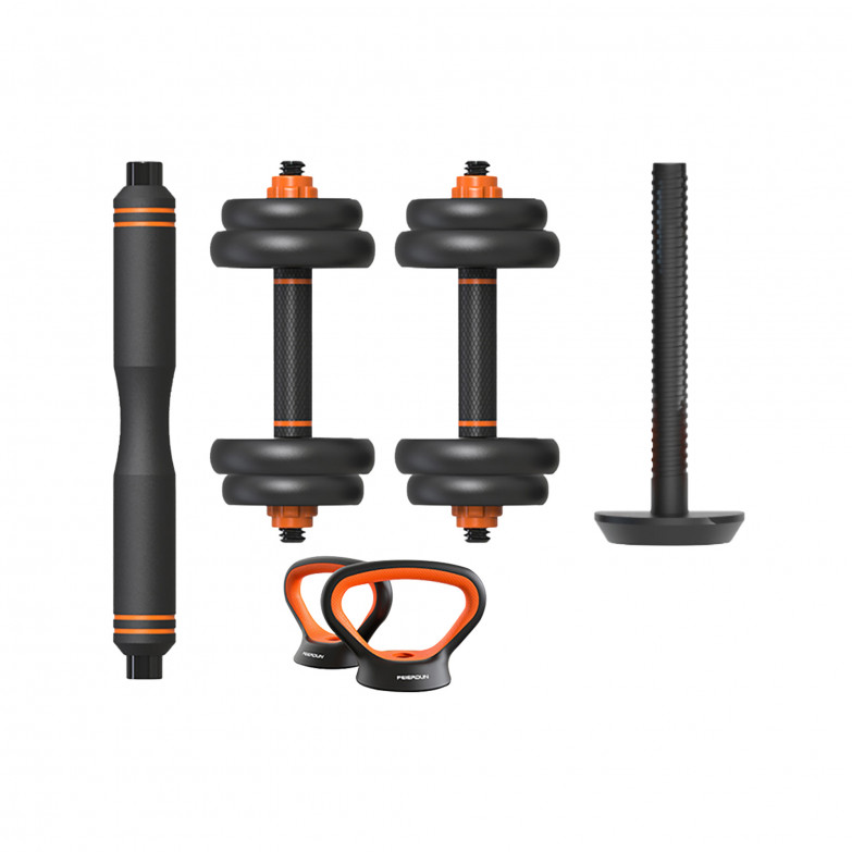 FED 10 Kg Dumbbell + Barbell +...