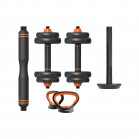 FED 10 Kg Dumbbell + Barbell + Kettlebell Kit