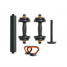 FED 10 Kg Dumbbell + Barbell + Kettlebell Kit V2