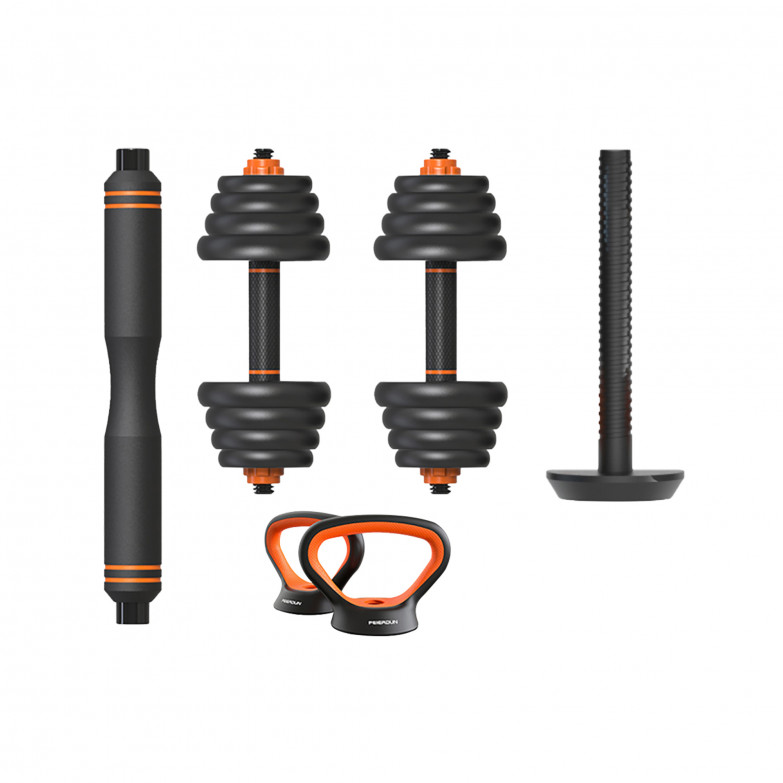 FED 30 Kg Dumbbell + Barbell +...