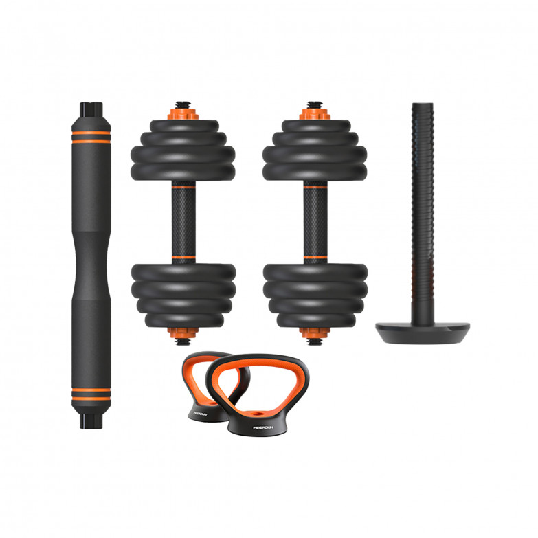 FED 40 Kg Dumbbell + Barbell +...