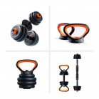 Smart Kit Pack Dumbbell + Barbell + Kettlebell FED 40 Kg + Sensor