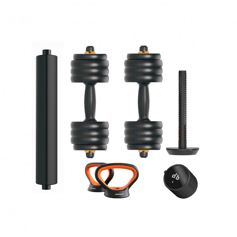 FED 40 Kg Dumbbell + Barbell +...