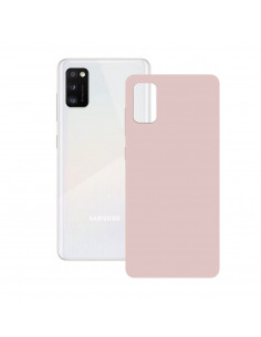 Silk Case For Galaxy A41 Pink