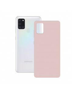 Silk Case For Galaxy A21s Pink