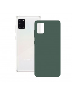 Silk Case For Galaxy A31 Green