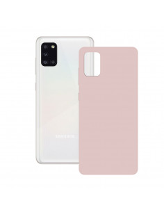 Silk Case For Galaxy A31 Pink